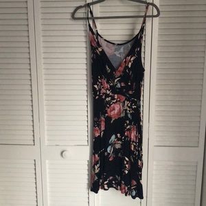 Floral wrap dress